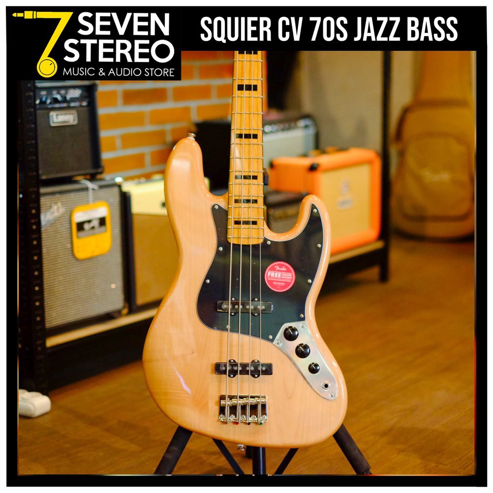 Squier Classic Vibe 70s Jazz Bass Natural