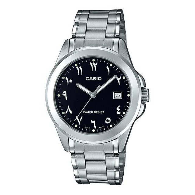 Jam Tangan Pria Casio Original Arabic Type MTP-1215A-1B3