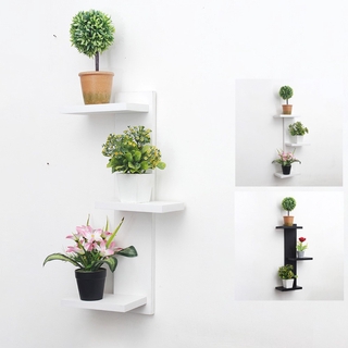  Rak  Bunga  Hias Dinding  Susun 3 dari Kayu untuk Hiasan Dinding  Rumah Minimalis  Modern Shopee 