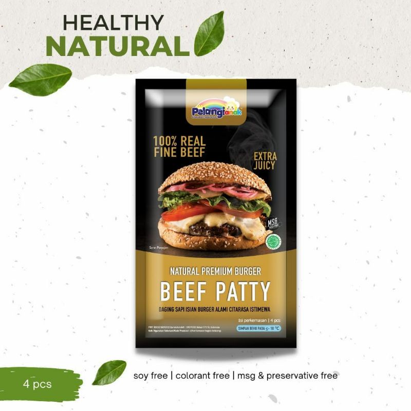 

Beef Patty Burger PELANGI Gluten Free