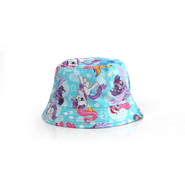 Topi Bucket Anak Laki Perempuan Lucu Cowok Cewek Motif Karakter Katun Kanvas