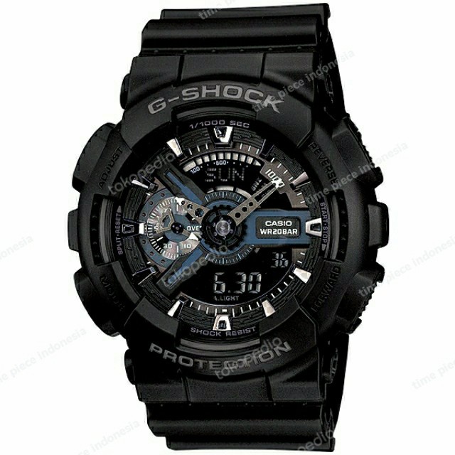CASIO G-SHOCK GA-110-1B / GSHOCK GA110 ORIGINAL & BERGARANSI