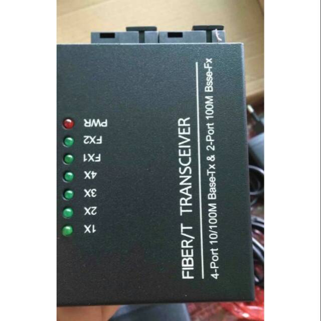 Konverter Fiber Optik 2 SC 4 ethernet