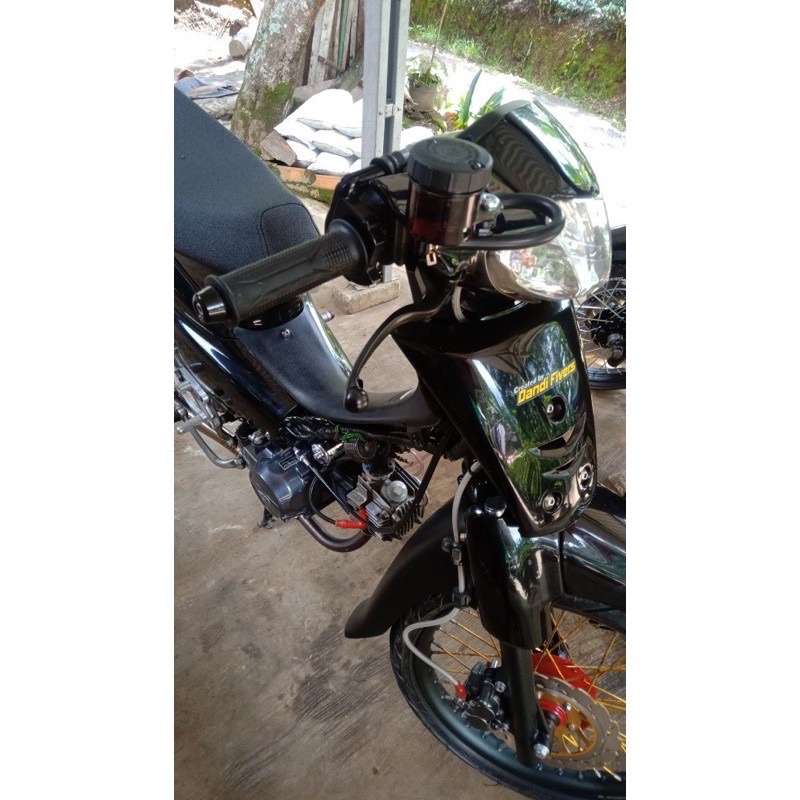 Master rem no name kanan + tabung smoke universal semua motor aerox pcx  scoopy mio xeon beat fi dll