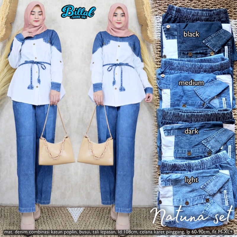 [BISA COD] NATUNA SET // SETELAN WANITA DAN REMAJA // ORI BY BILAL