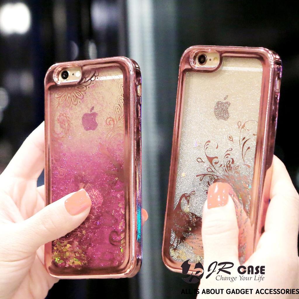 Casing Oppo A83 Silikon Water Glitter Case Batik Henna TERBARU