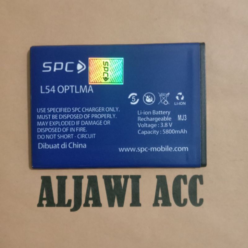 Batre Bt Baterai Battery Spc L-54 SPC L54 OPTIMA Original Battery Hp