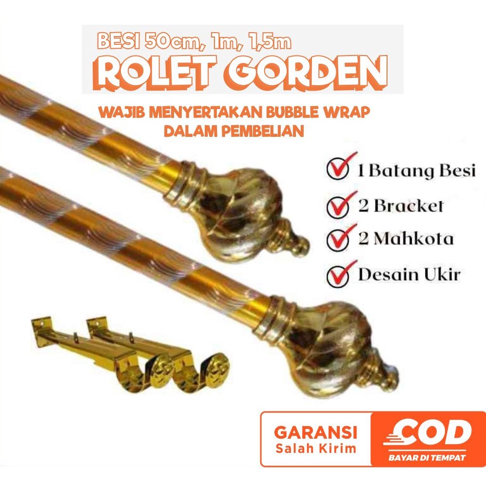 BESI GORDEN BATANG GORDEN BESI GORDEN FULLSET BESI HORDENG BESI GORDEN MURAH BESI GORDEN 1 METER REL