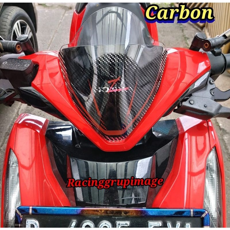 VISOR KARBON VARIO 150-VARIO 125 ESP F1 NEW TAHUN 2018-2019-2020-2021 VISOR KARBON PRINTING VARIO 150 VARIO 125 ESP F1 NEW