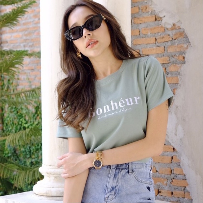 BONHEUR TOP / KAOS BASIC GIANT TERMURAH