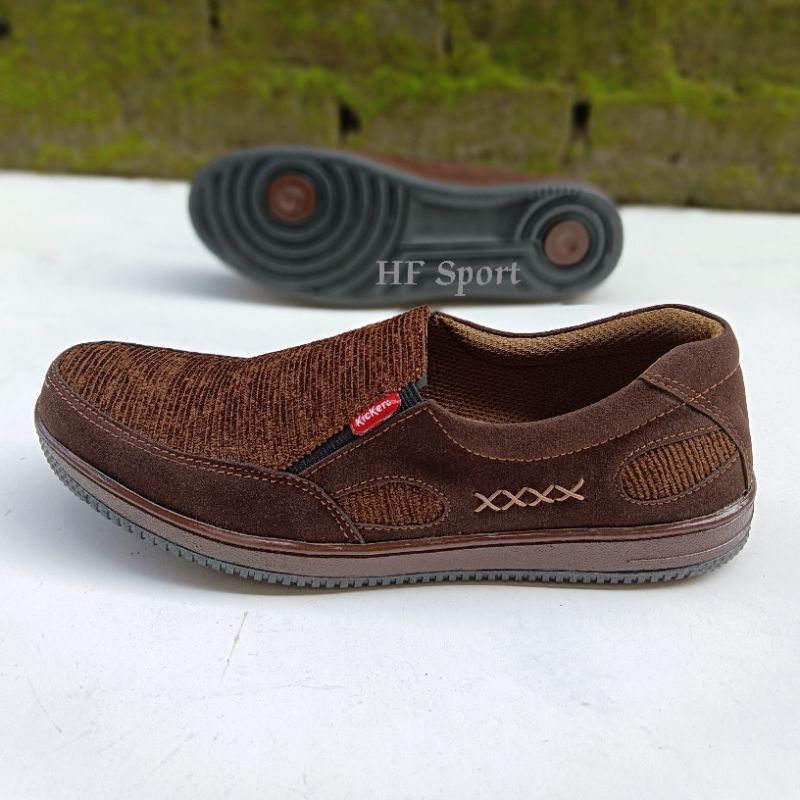 Sepatu Pria Slip On Sepatu Casual Pria Model Hf07