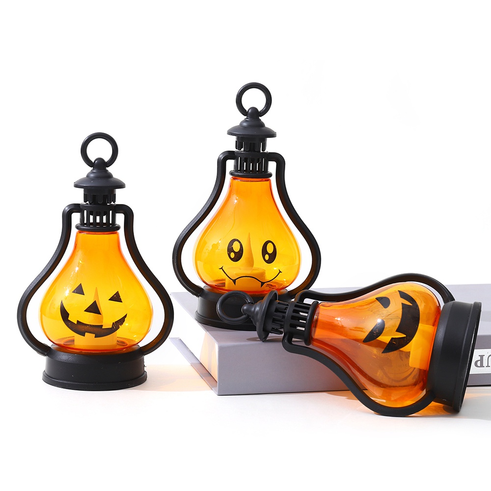 1pc Lampu Malam Led Bentuk Labu Untuk Dekorasi Pesta Halloween