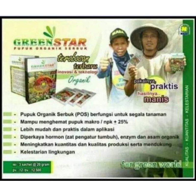 PUPUK GREENSTAR NASA