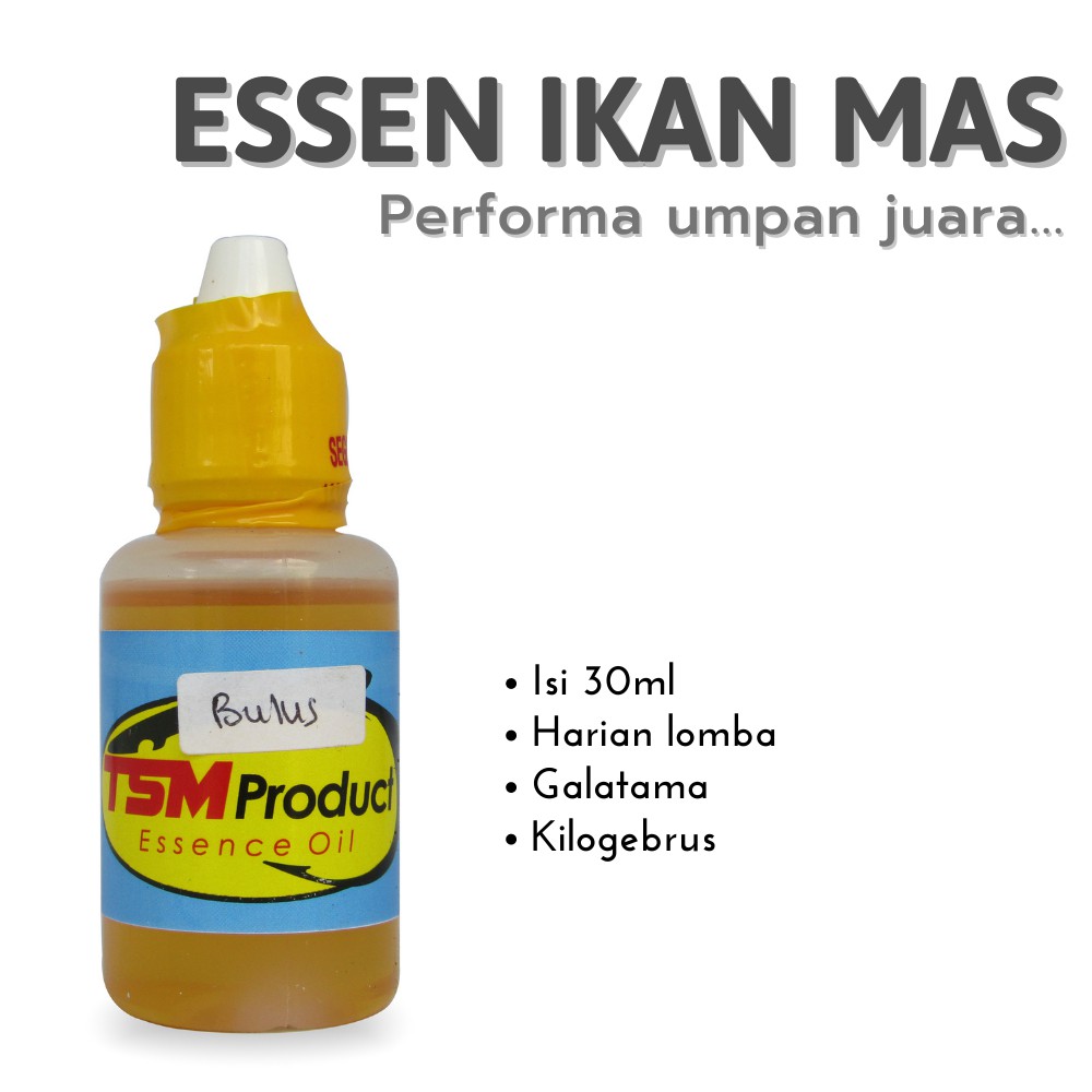 Essen Aroma Amis Bulus 30ml Essen Ikan Mas Lele Patin Nila Dll Harian Lomba Galatama Kilogbrus Shopee Indonesia