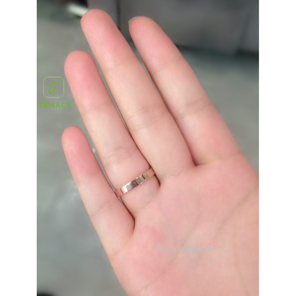 CINCIN WANITA CINCIN CANTIK CINCIN TITANIUM CINCIN KRISTAL PERHIASAN JARI CANTIK