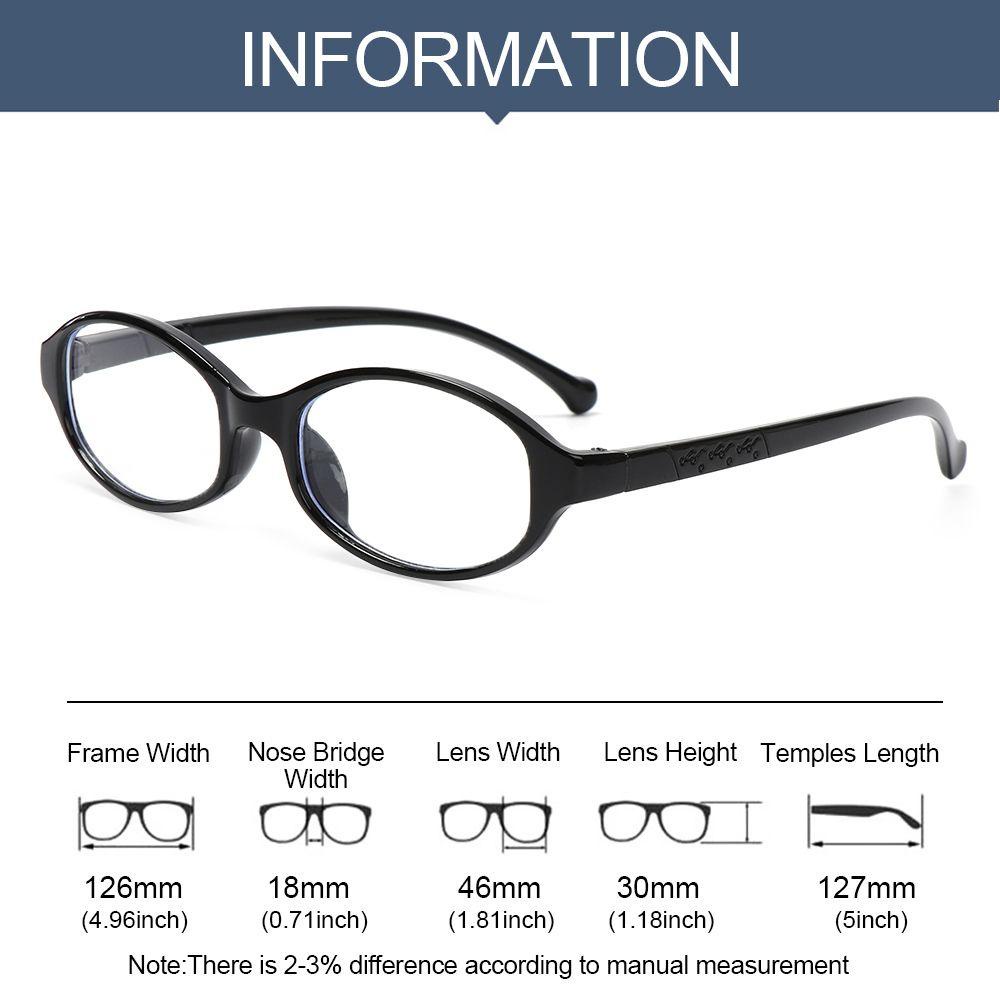 Kacamata Anti Blue Light Populer Cermin Datar Anti UV Transparan Anak Eyeglasses