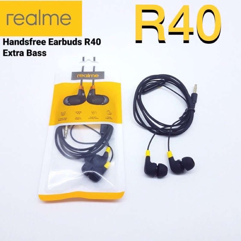 GROSIR HANDSFREE REALME BUDS R40 STREO BASS