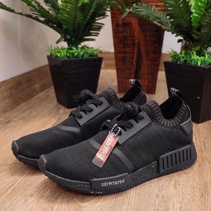 SEPATU ADIDA ADIDAS NMD JAPAN TRIPLE BLACK | Shopee Indonesia