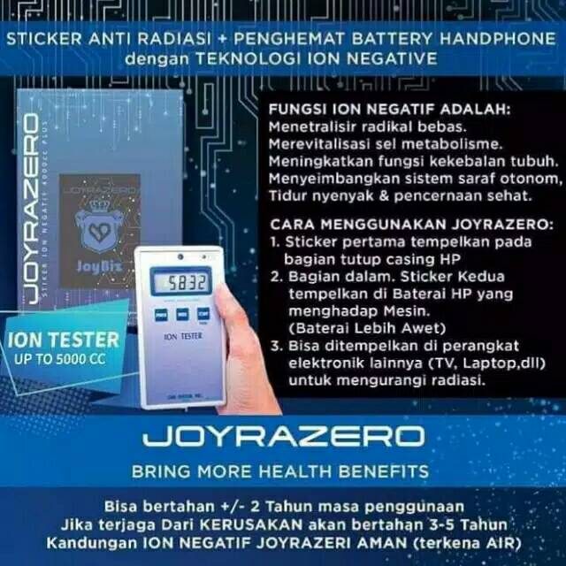 Stiker anti radiasi hp