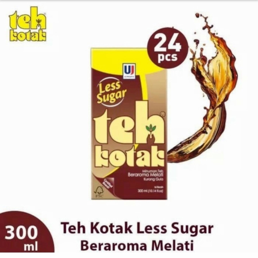 

TEH KOTAK JASMINE LESS SUGAR 300ML DUS ISI 24