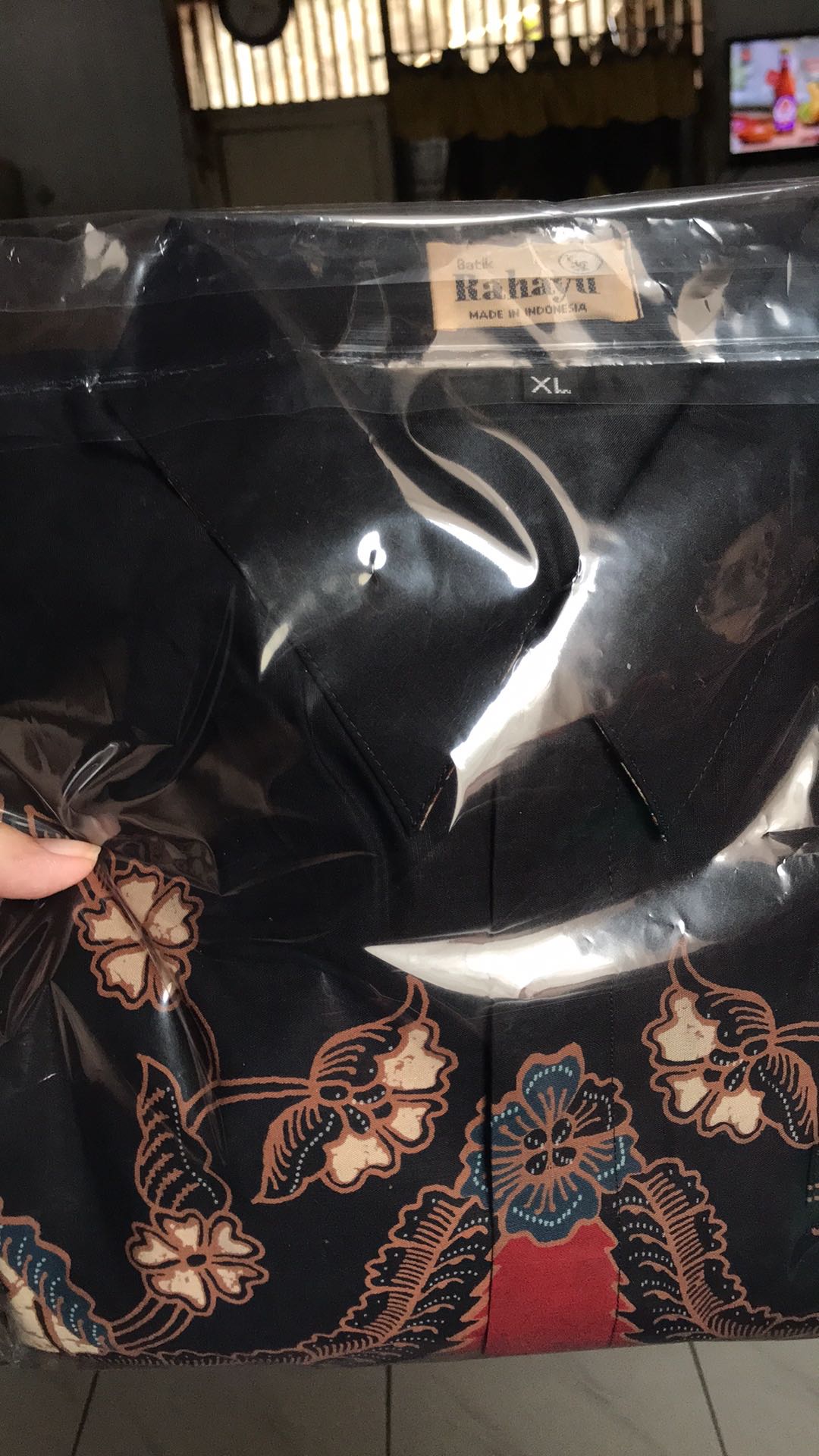 Mahkota Kuning Kemeja Batik Pria Lengan Panjang Full Furing Katun Halus Sragenan