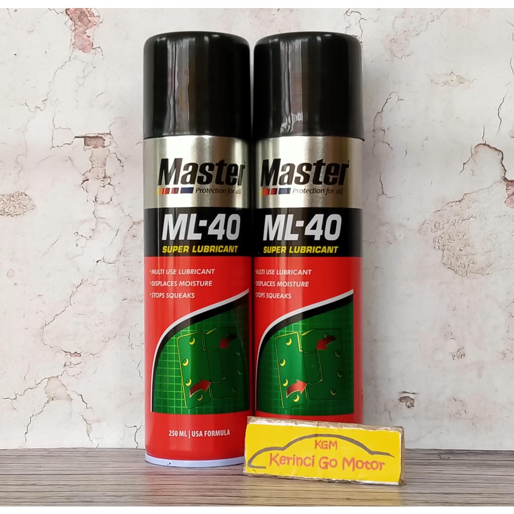 MASTER ML40 ML-40 250ml SUPER LUBRICANT PELUMAS SERBAGUNA PENETRATE