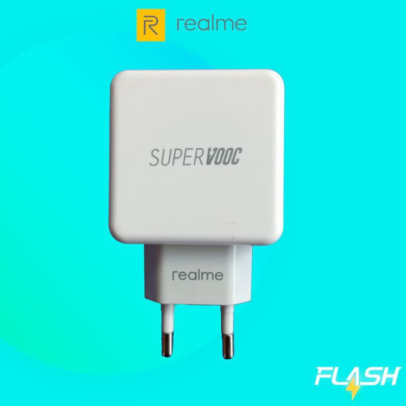 Travel Charger Realme Super Vooc 20 Watt Original 100% Micro USB