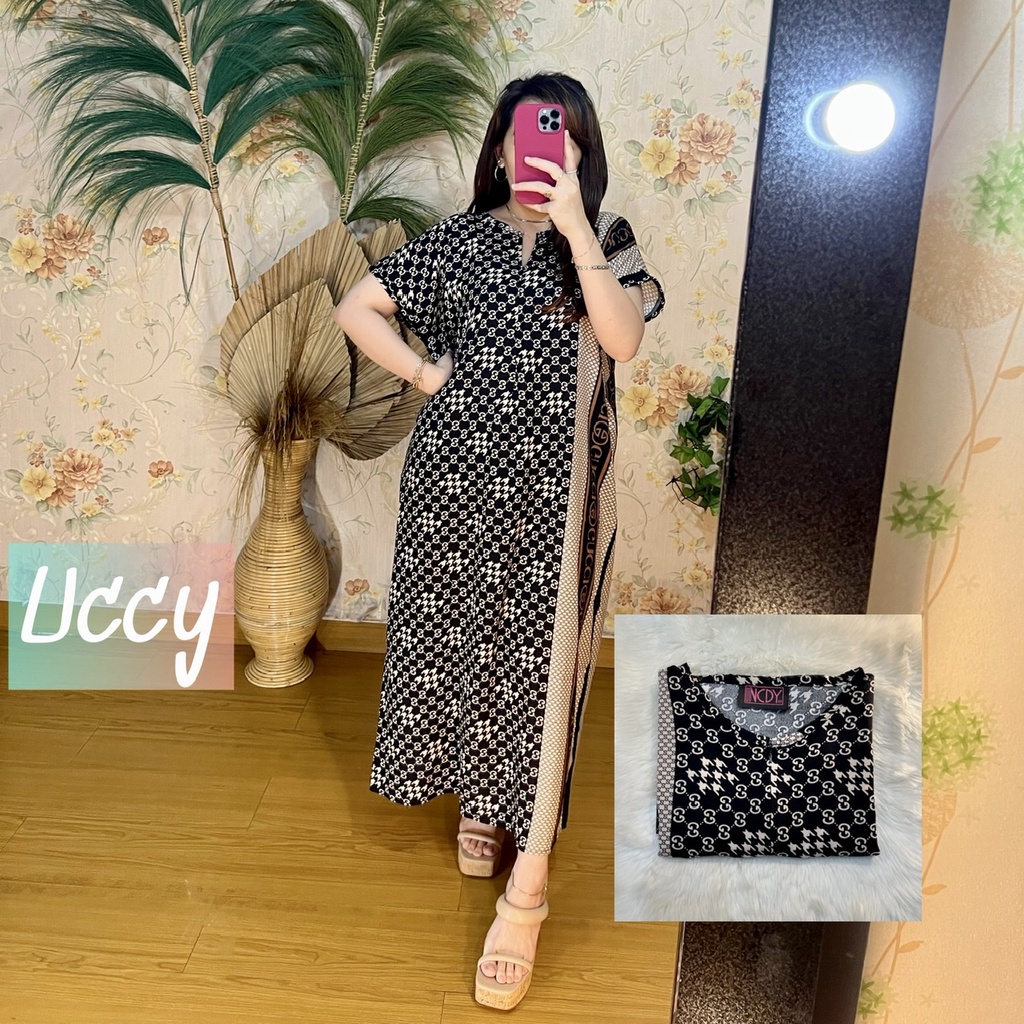 PART1 NCDY HOMEWEAR DASTER PANJANG SEMATA KAKI LD 130cm BUSUI FRIENDLY JUMBO-Uccy