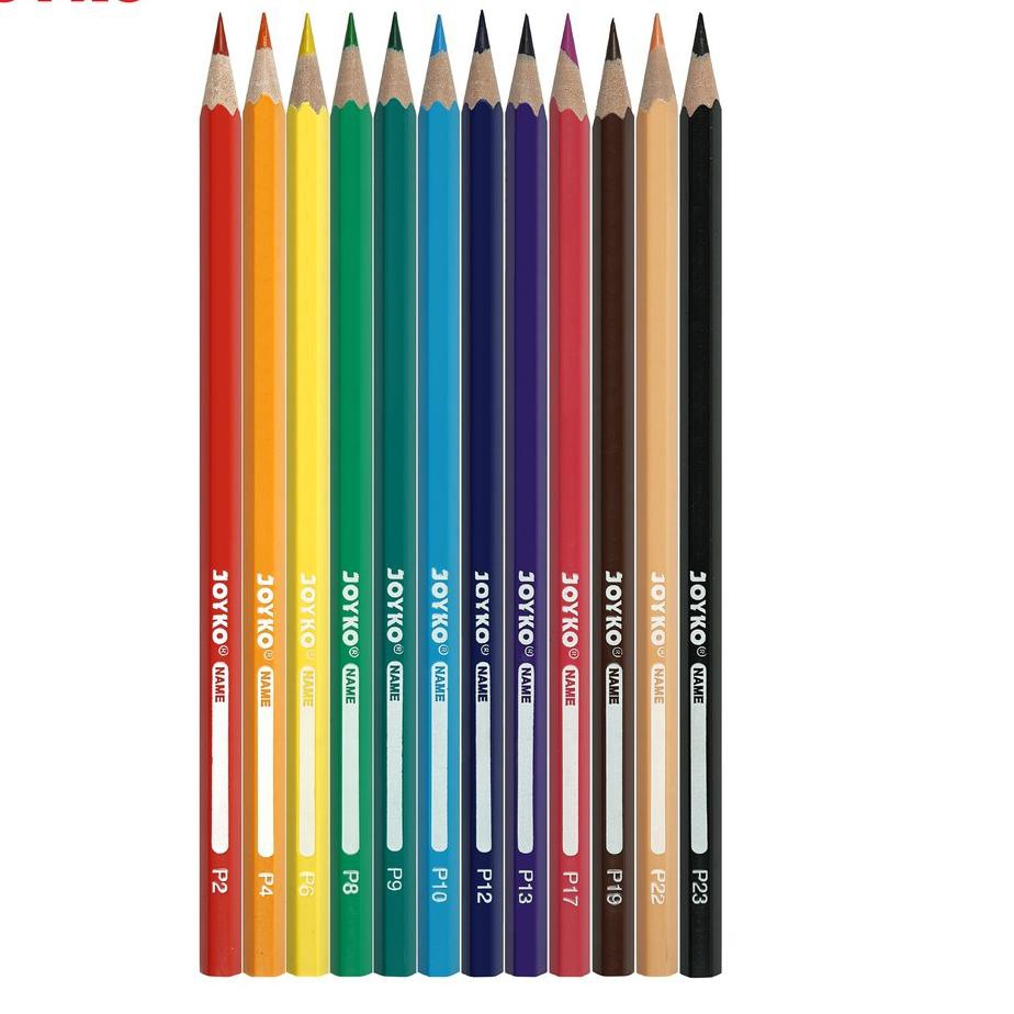 

HOT SALE!! KODE-288 Color Pencil / Pensil Warna Joyko CP-103 / 12 Warna