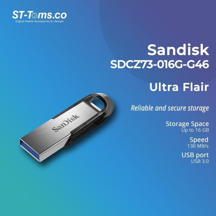 Murah | Laris | Sandisk Ultra Flair 16Gb Cz73 Sdcz73-016G-G46