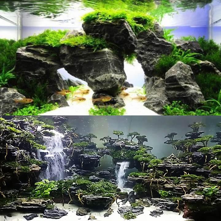 Batu Besi 1kg Hardscape Aquascape 1 kg Hiasan Aquarium Iron Stone