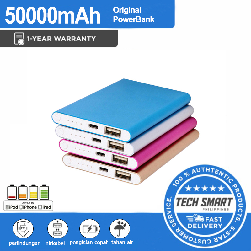 Power Bank fast charg Slim termurah Power Bank 50000mah Eom metal shell