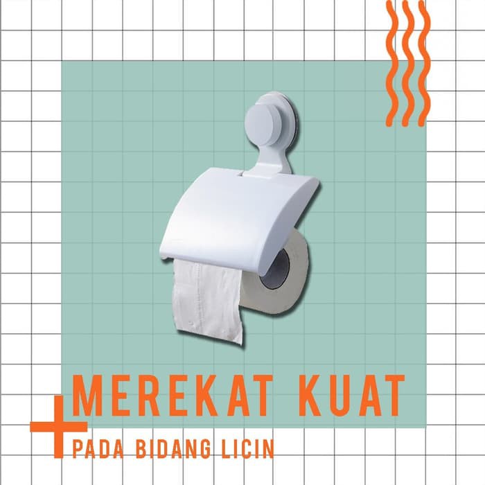 Unik TEMPAT TISSUE TOILET GULUNG MINIMALIS / TEMPAT TISU TEMPEL DINDING Berkualitas