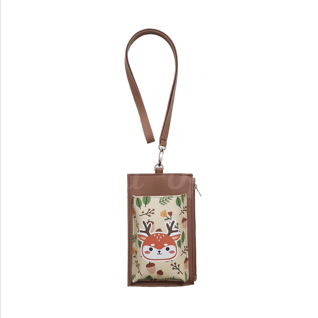 SLING WALLET GANTUNG HP UNICORN DEER FOX BUNGA SHIFRA