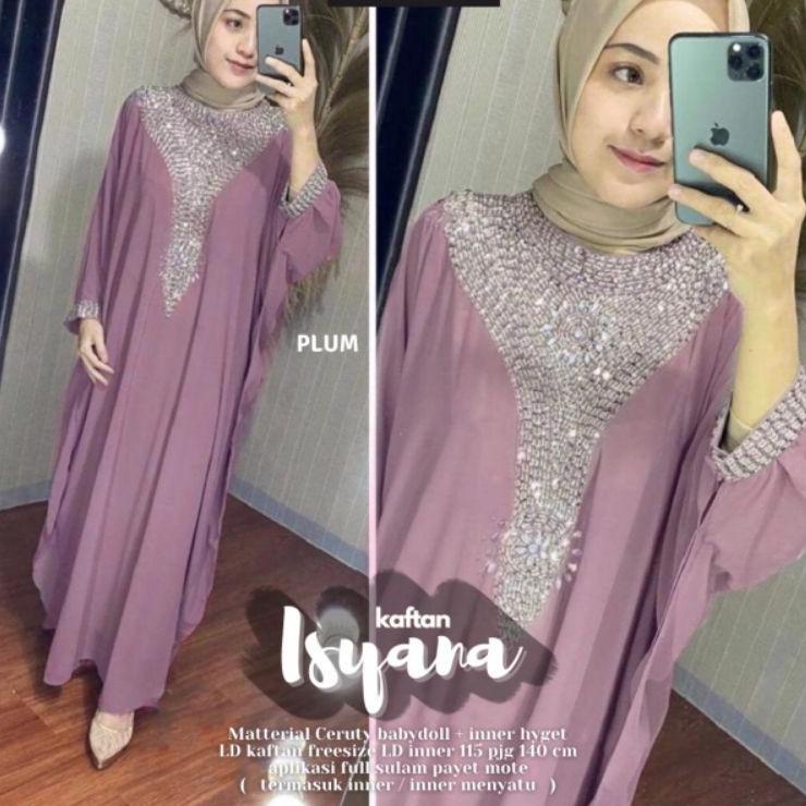 (HARGA TERMURAH) ISYANA KAFTAN MIEUX kaftan payet jumbo original mieux