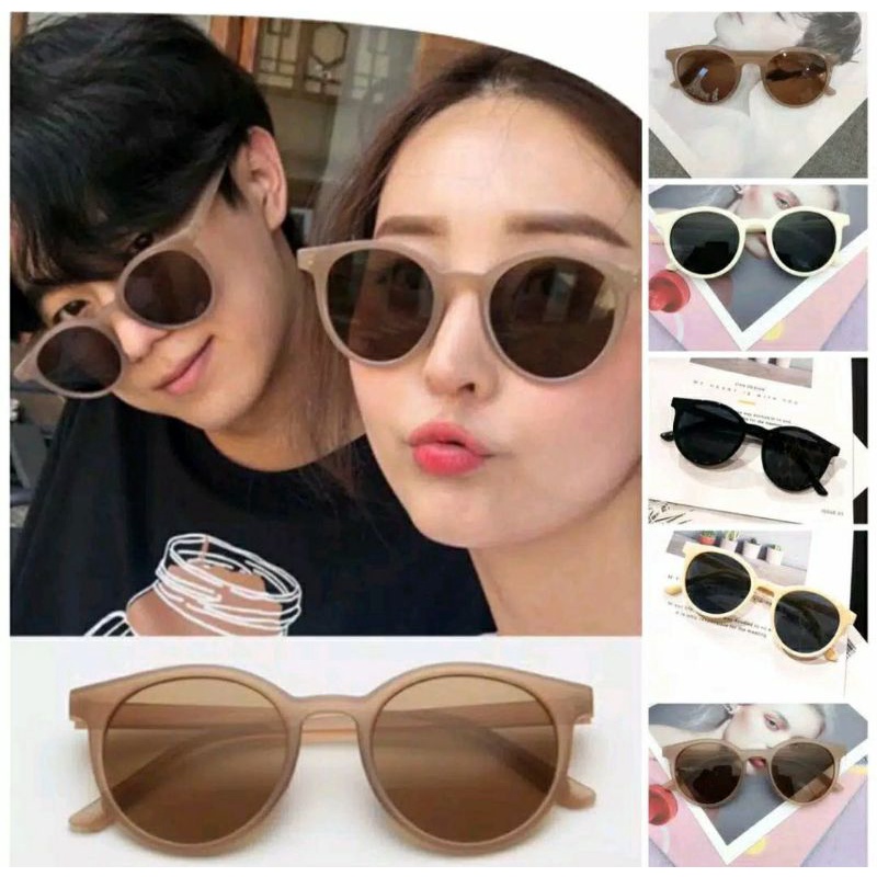 Kastamanwatch - (COD) Kacamata Wanita Pria Wanita Fashion Sunglasses Eyewear Frame Model Korea