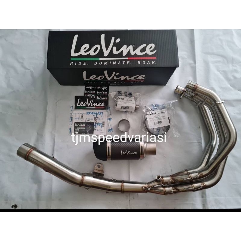 Full System Leovince GP Corsa EVO short karbon ZX25R ori italy