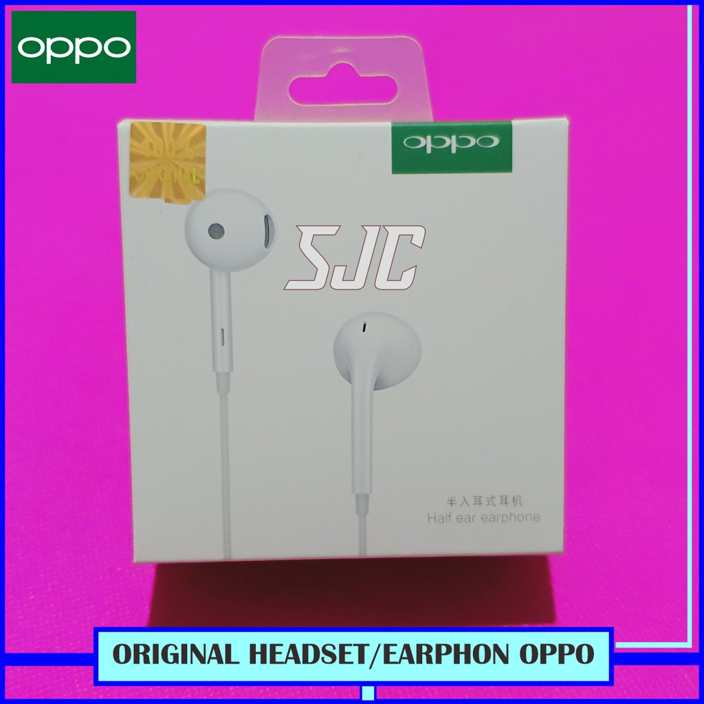 Headset Earphone Oppo F7 F7 Youth F9 F11 F11 Pro Find X ORIGINAL 100%