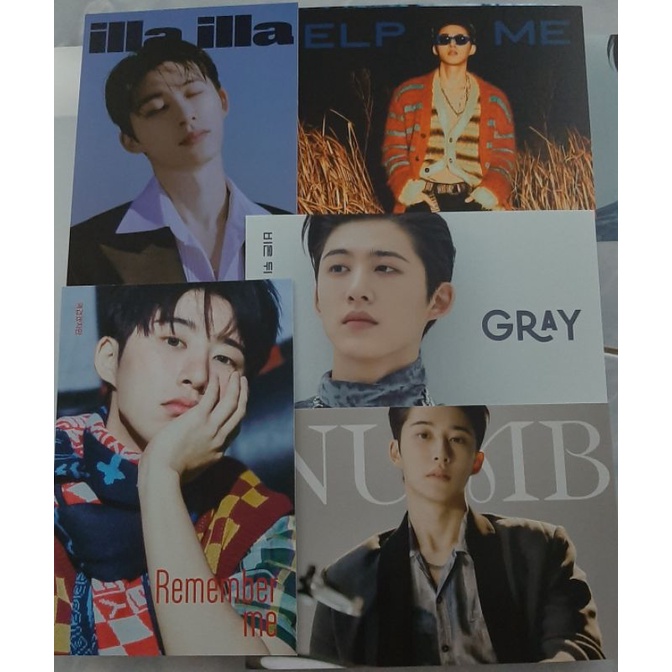 Postcard Lirik BI Hanbin 1st Album Waterfall