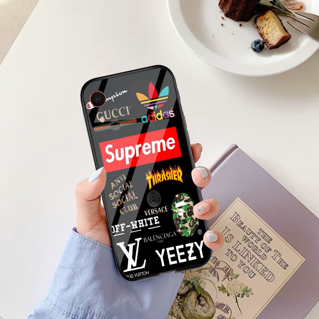 (U 018) Softcase Iphone XR  - Softcase kaca Iphone XR - Case Iphone XR - Softcase Aesthetic Iphone X