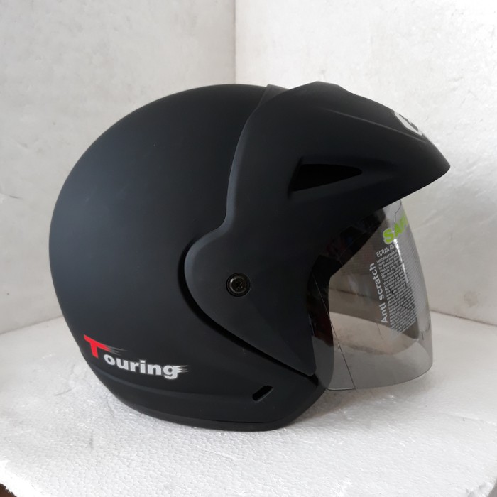 Helm BMC touring hitam doff
