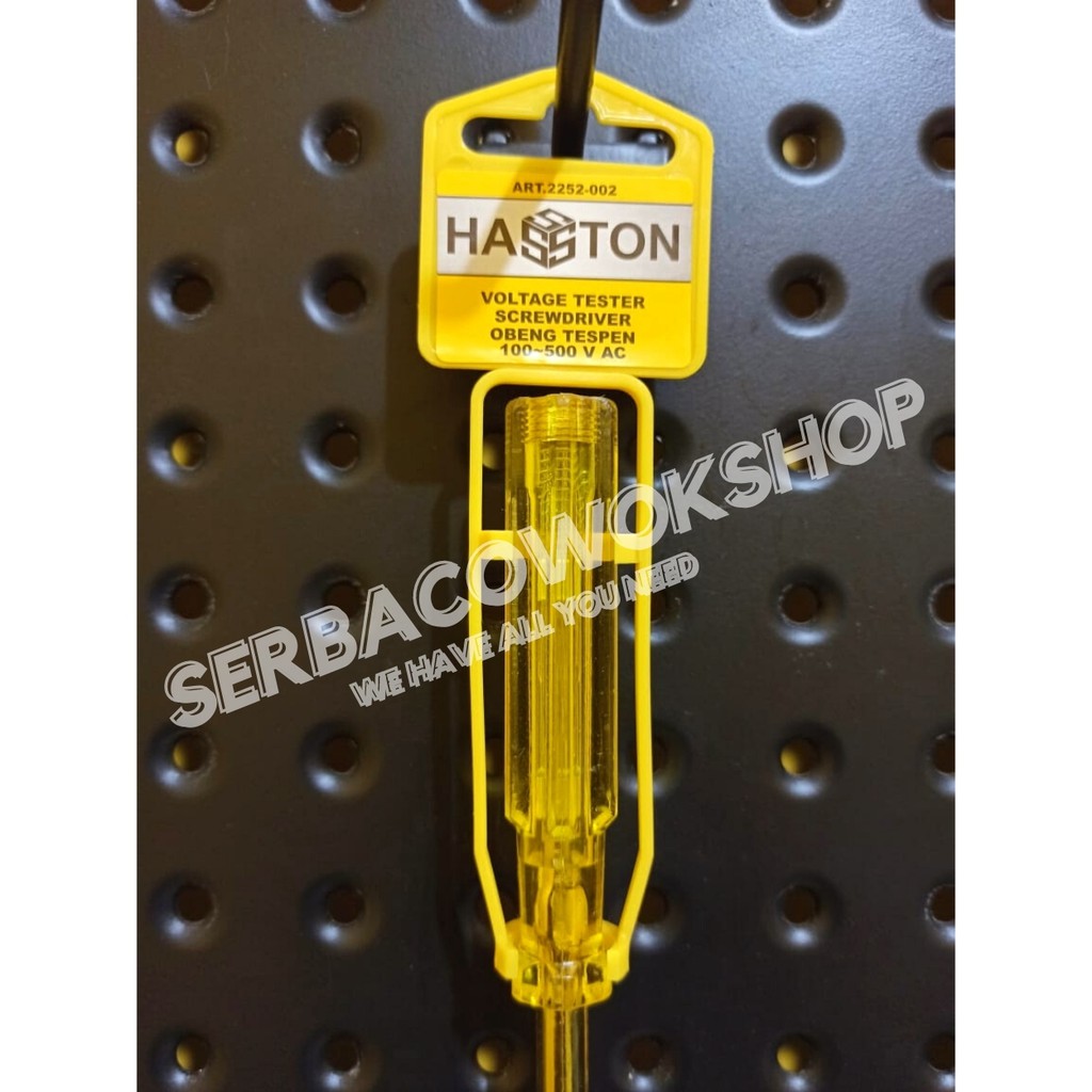 Hasston Obeng Tespen Bening AC 5 Inch Test Pen Tester Prohex Termurah Berkualitas