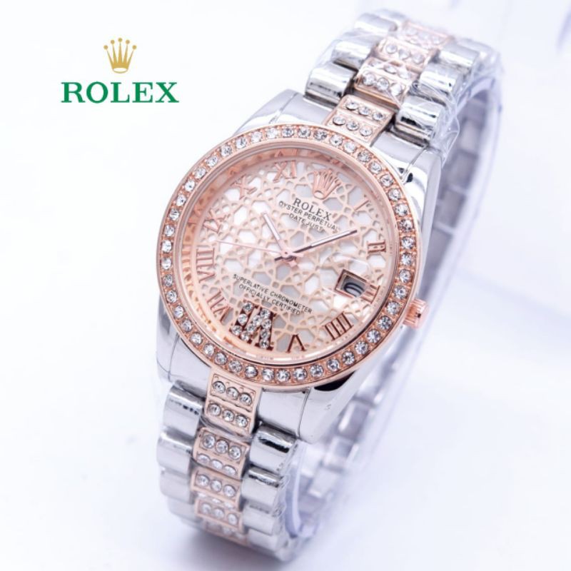 Jam tangan wanita rolex Diamond permata