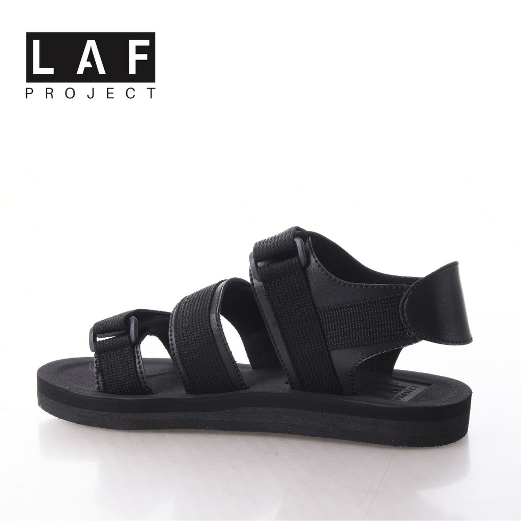 Sandal Gunung Pria Wanita Casual Full Black LAF Project Jack V.1-1