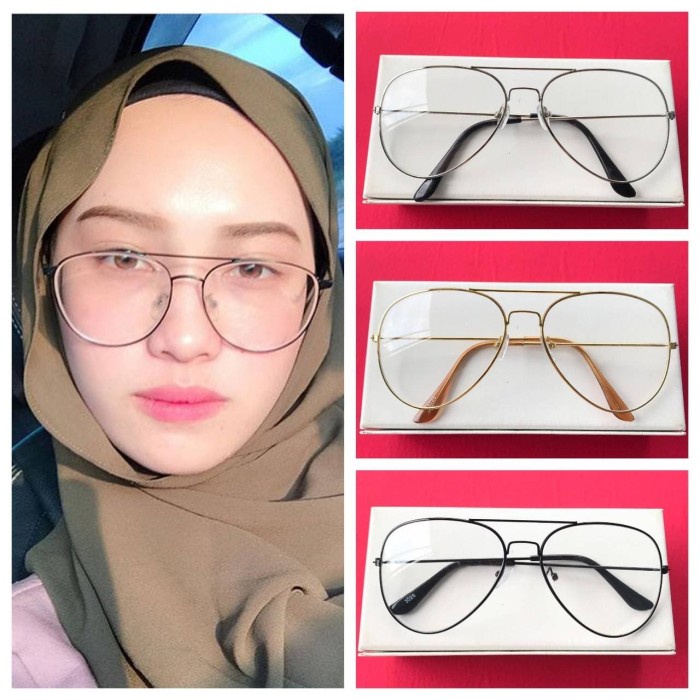Kacamata Minus Pria - Frame Kacamata Baca Minus Pria Wanita Keren Aviator