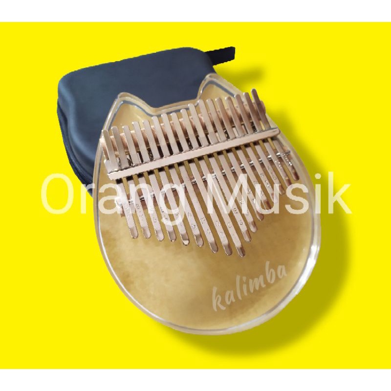 Kalimba Akrilik 17 Key Full Set Import - Kalimba Piano Jari - Kalimba 17 Note - Thumb Piano Akrilik Original