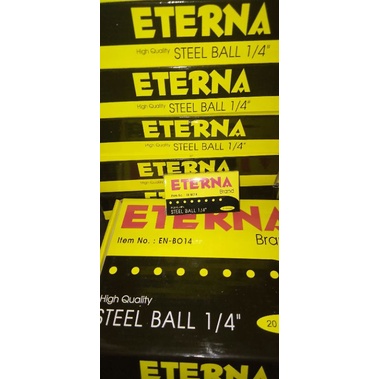 pelor sepeda belakang eterna1/4 isi 144pcs 6.35mm eterna