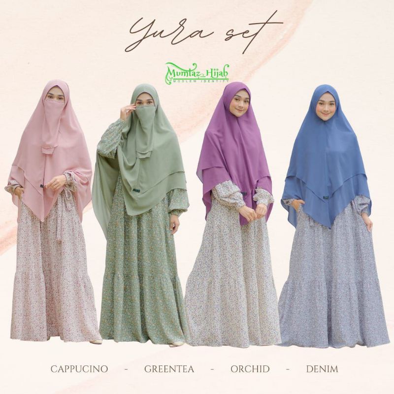 [READY]YURA CRINKLE GAMIS SET BY MUMTAZ HIJAB | KHIMAR PED BUSA ANTEM FREE CADAR TALI | YURA CRINKLE