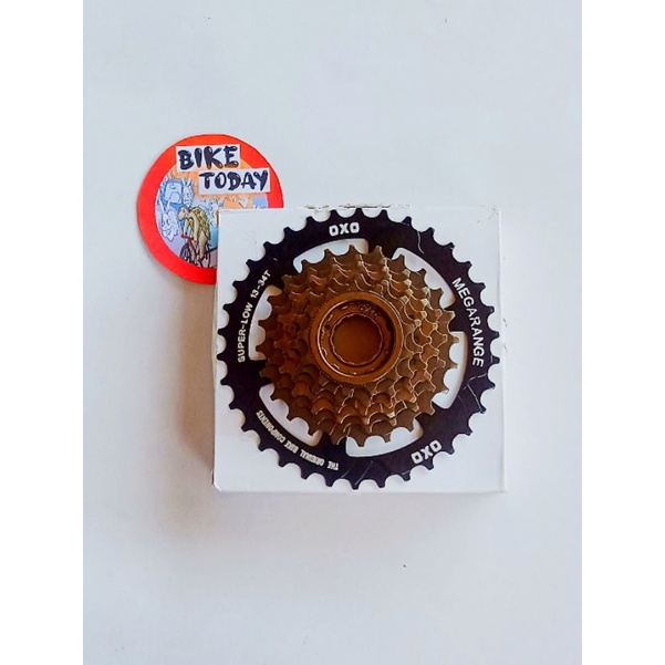 Freewheel Sprocket OXO Megarange 7 Speed 13-34T Drat