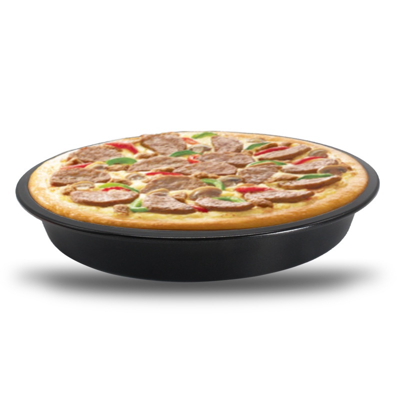 Pizza Pan Kitchen Bakeware Round Pattern Deep Dish Tray Metal Aluminum Alloy Non-stick Baking Pastry Tool